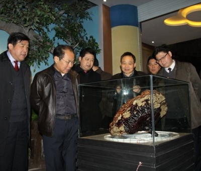 市委常委、宣傳部長潘熙寧，副市長盧天錫蒞臨仙客來公司走訪