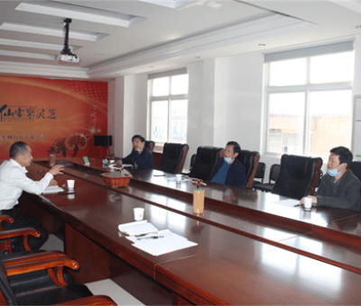 江西省民宗局馬徽江處長蒞臨仙客來公司調研指導工作